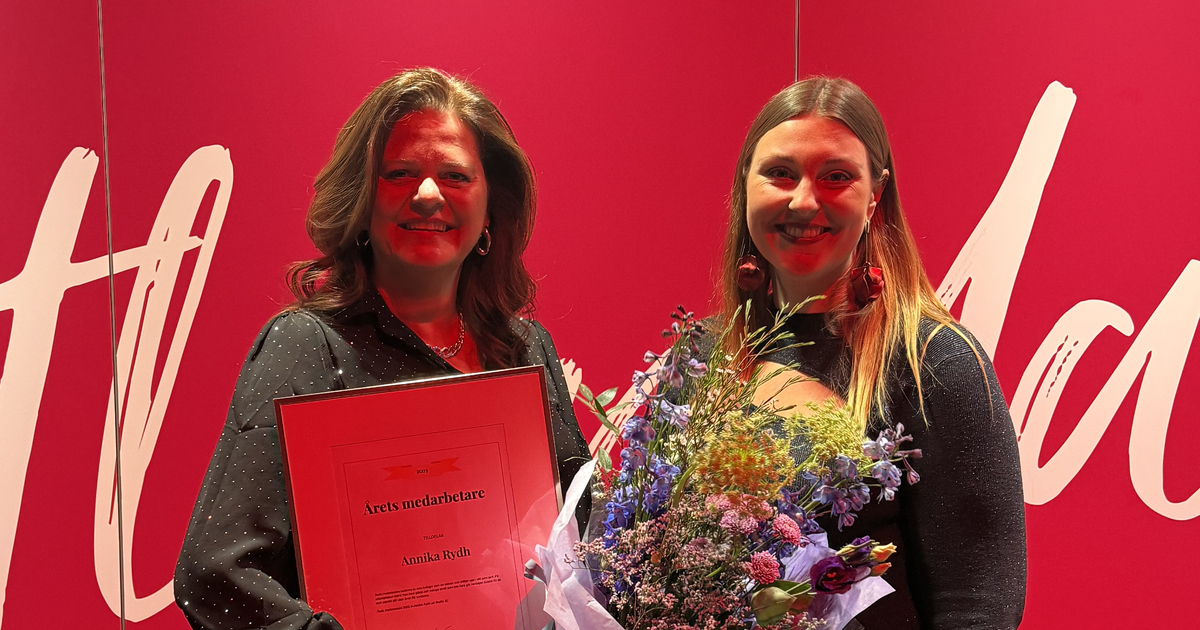 Årets medarbetare är Annika Rydh på Studio 12.
