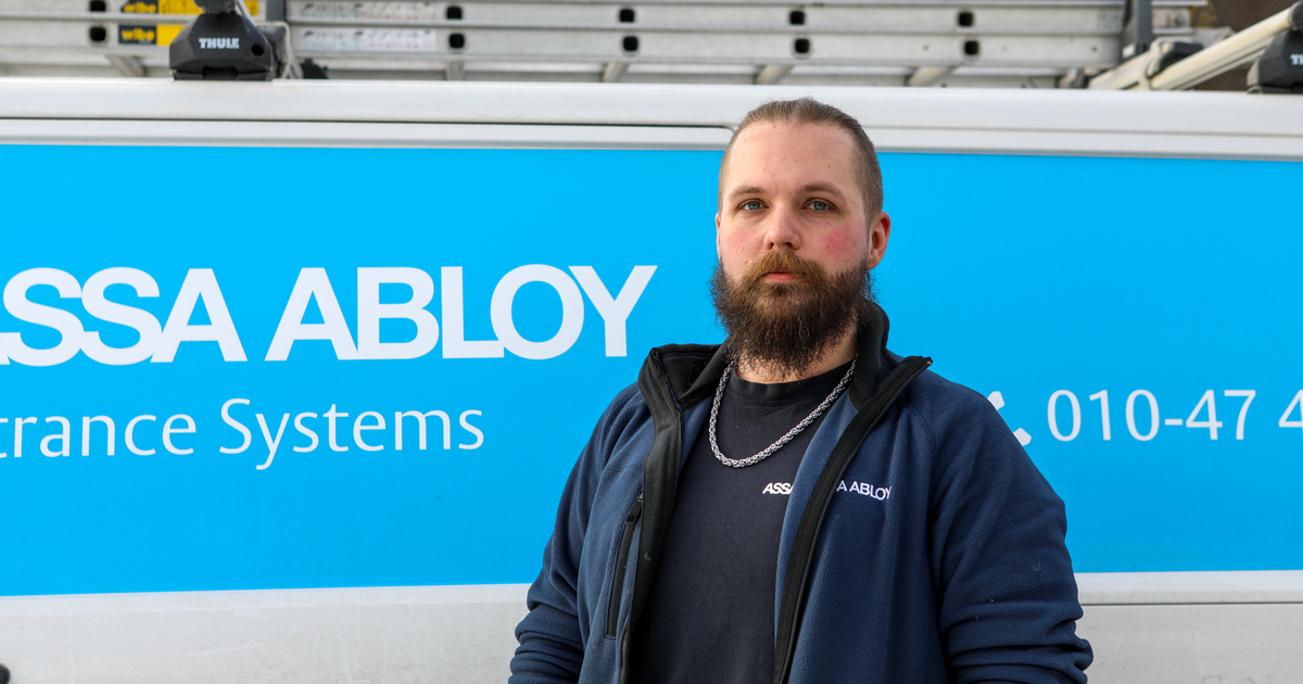 Pontus är underhållstekniker.